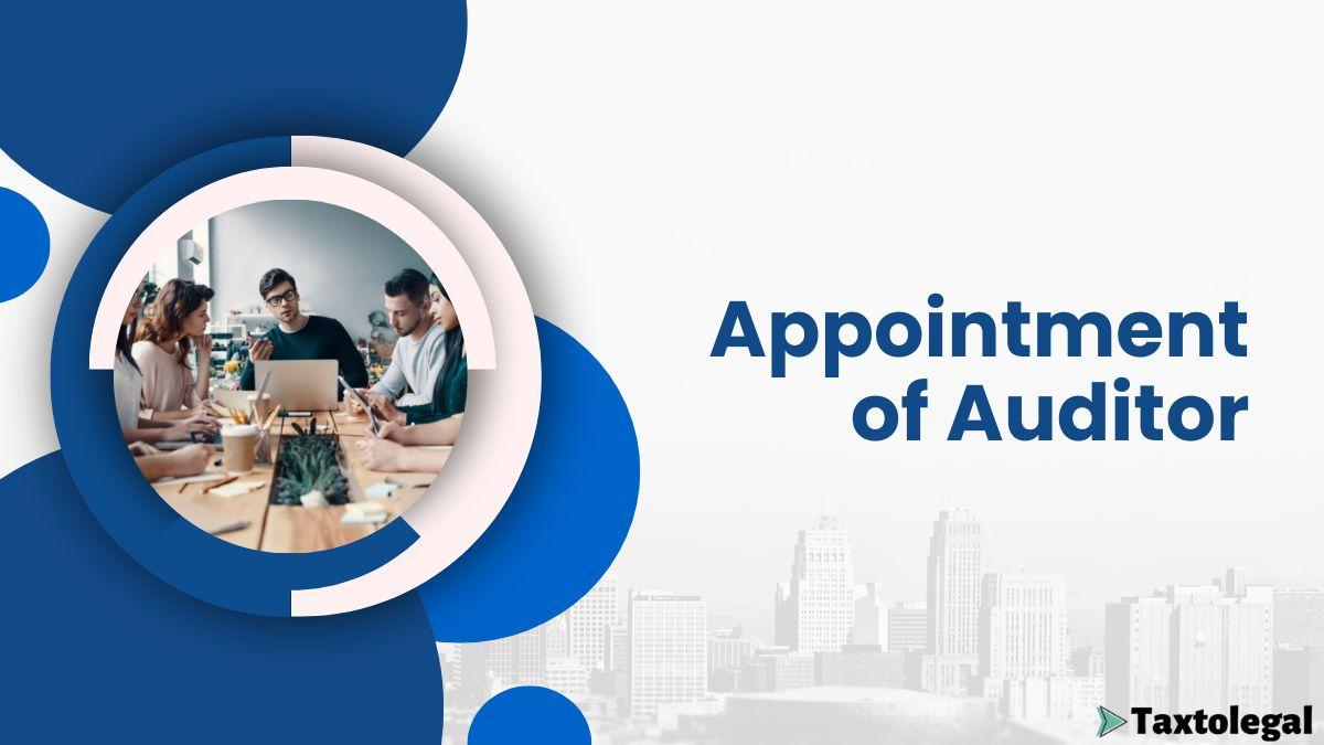 appointment of auditor