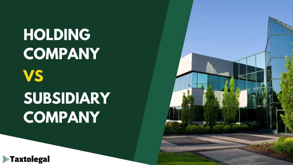 holding company vs subsidiary company